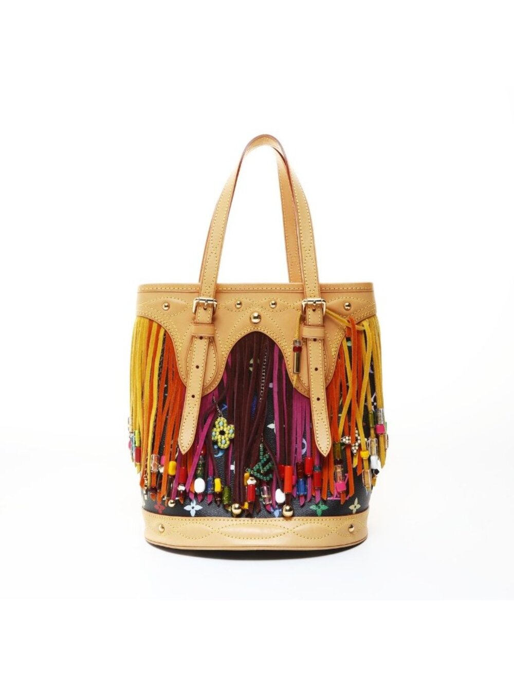 ★SOLD★ Louis Vuitton Handbag Multicolor Monogram Bucket Flange - Picture 2 of 10